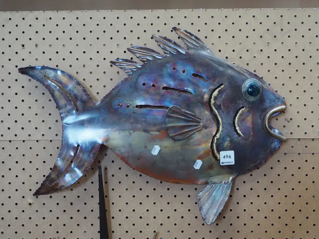 metal fish wall art Image 1++