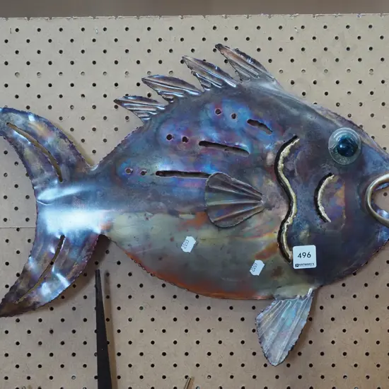 metal fish wall art
