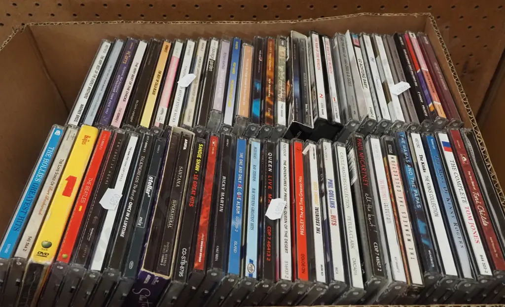 box of CDs Image 1++