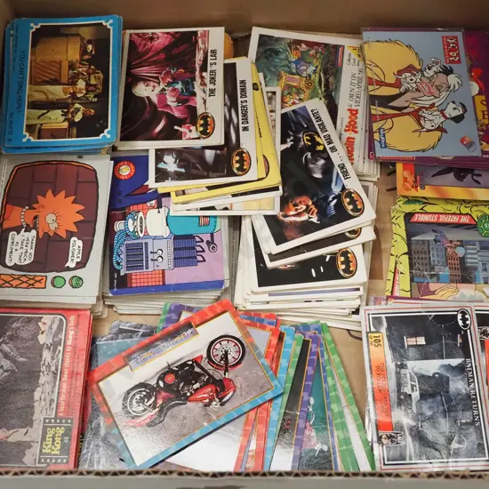 box; collector cards