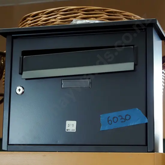 as new letter box - key in office