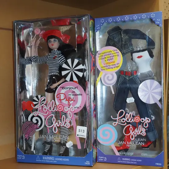 Jan Mclean Lollipop doll with accessories 