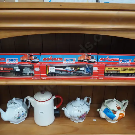 3x boxed Majorette model trucks
