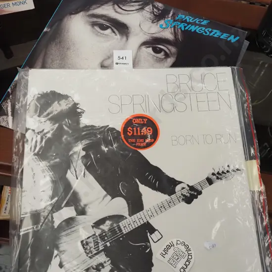 Bruce Springsteen LPs; Born To Run, The River