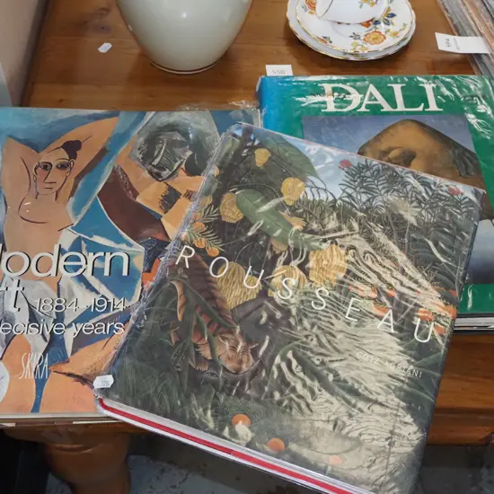 3x art books - ex library