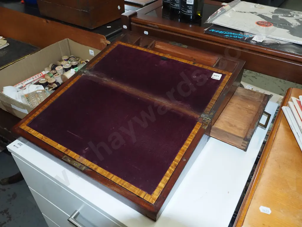 mahogany restorer's writing box Image 1++