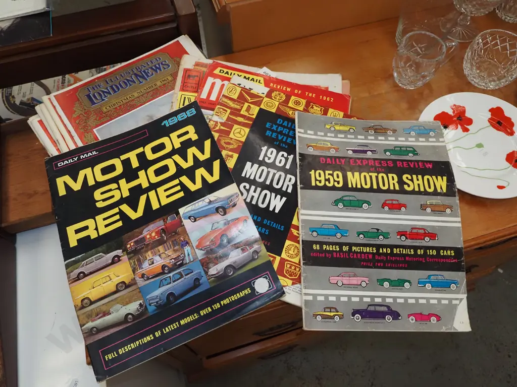 various 1960s Motor Review magazines, back issues of Weekly NZ news, London IIlustrated News Image 1++