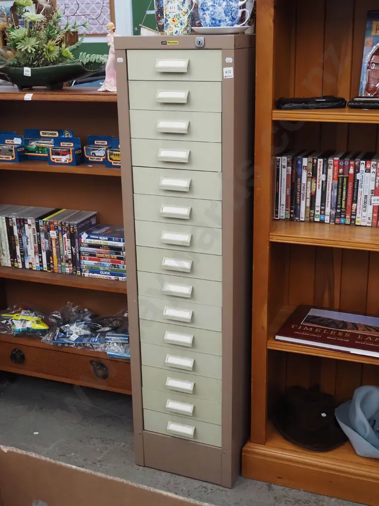 Precision 15 drawer filing cabinet H1330 W330 D380 Image 1++