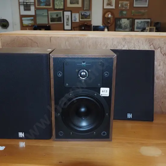 pair of Kef bookcase model C15 speakers