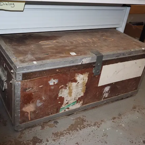 homemade wood and alloy tool box H340 W800 D350