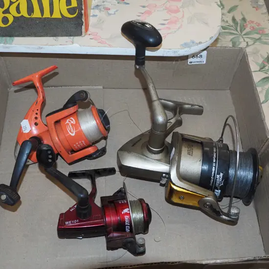 3x spinning fishing reels