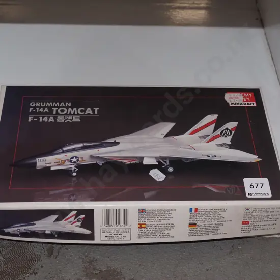 yet to be assembled scale of a Tomcat