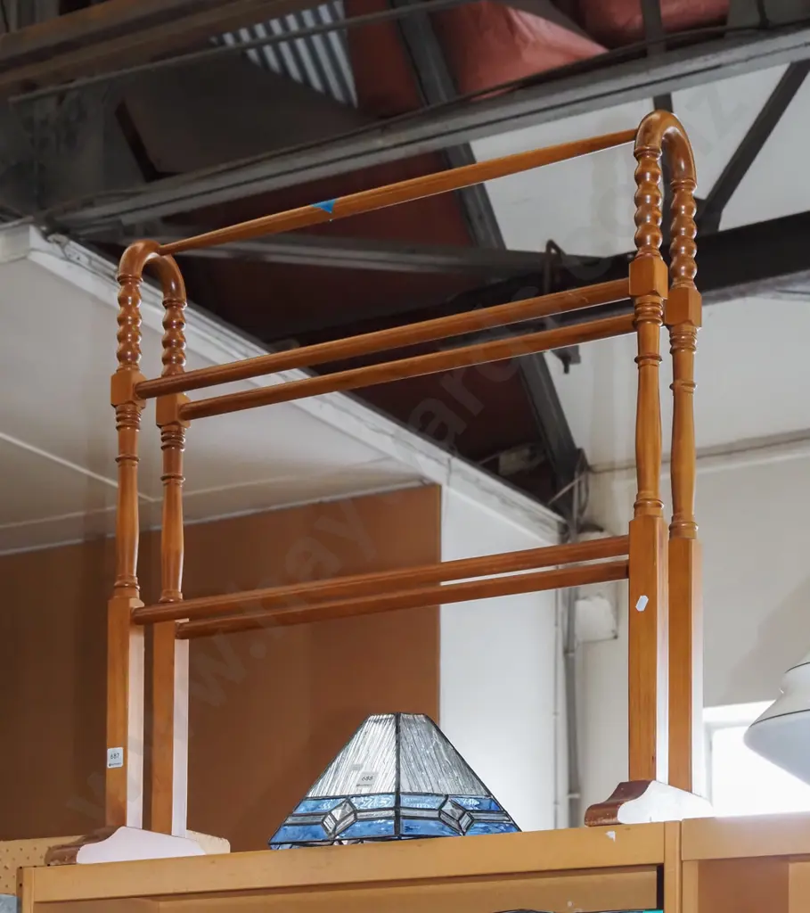 wooden towel rail Image 1++