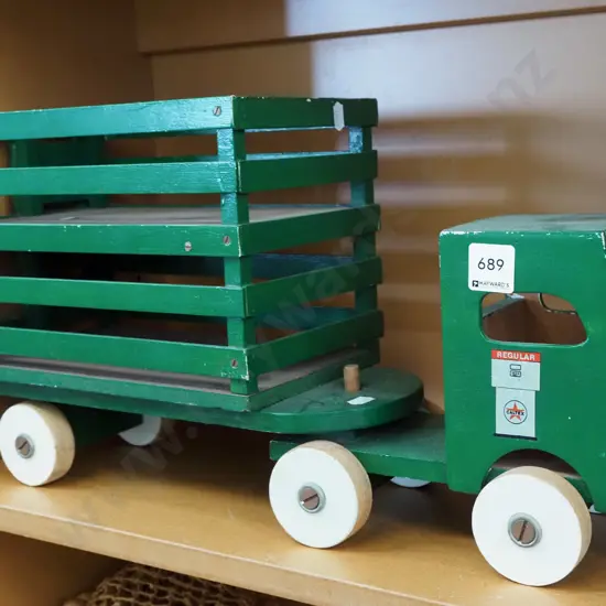homemade wooden toy truck L480