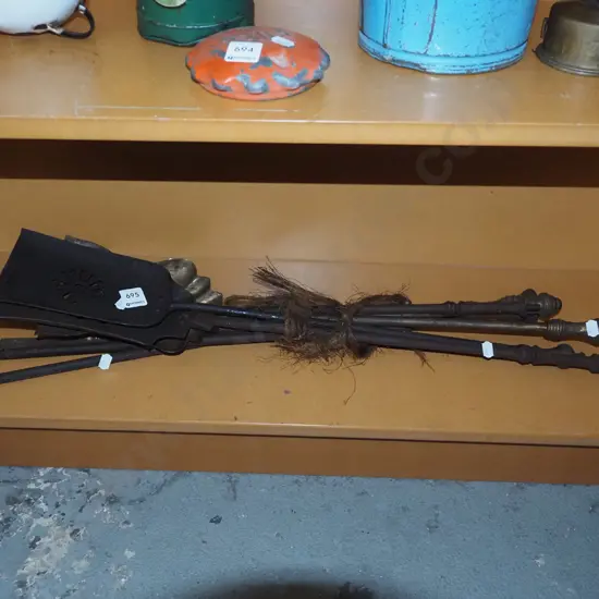 bundle of fireside tools