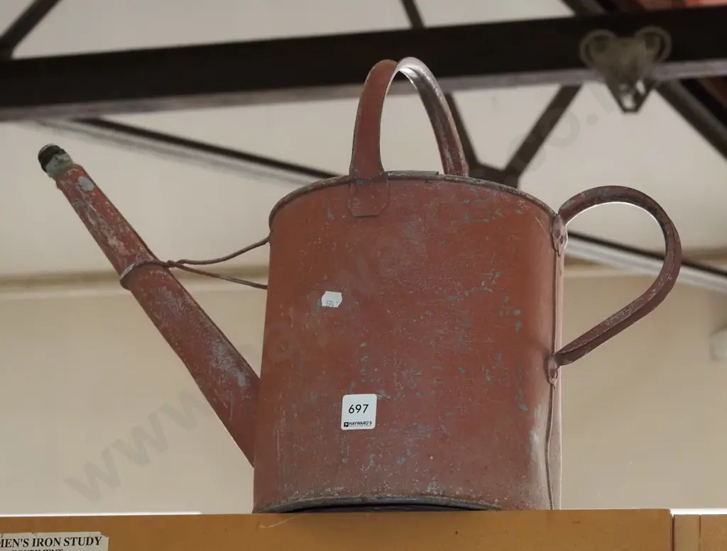 painted galvanised watering can - no rose Image 1++