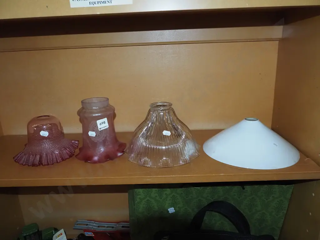 shelf of 4 light shades Image 1++