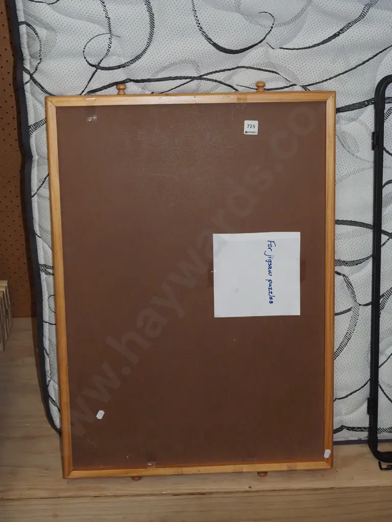 wooden puzzle board with 4 drawers Image 1++