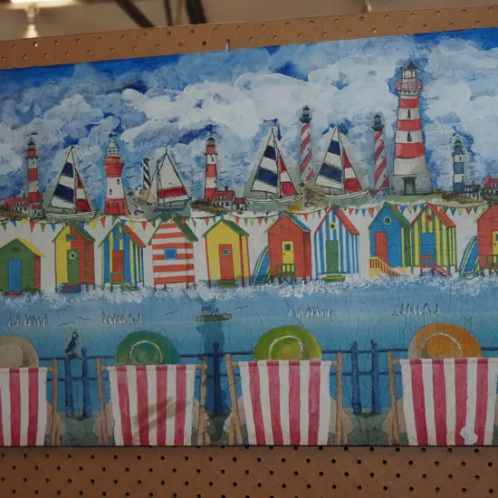 print on board - coastal scenes