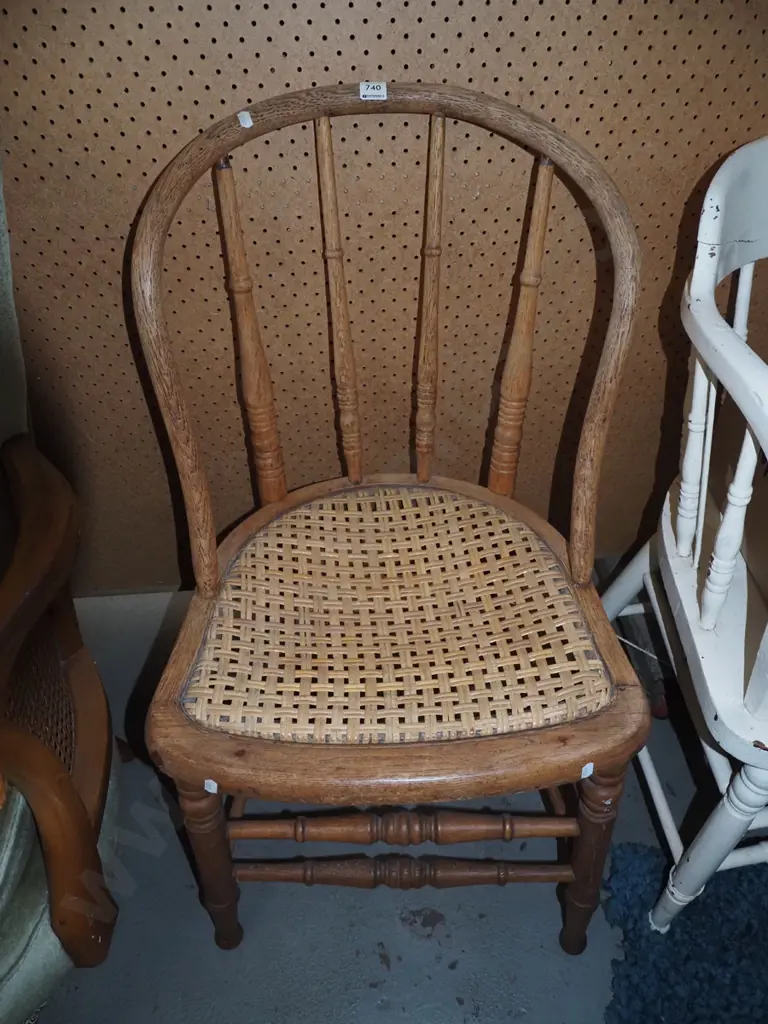 woven cane armchair Image 1++