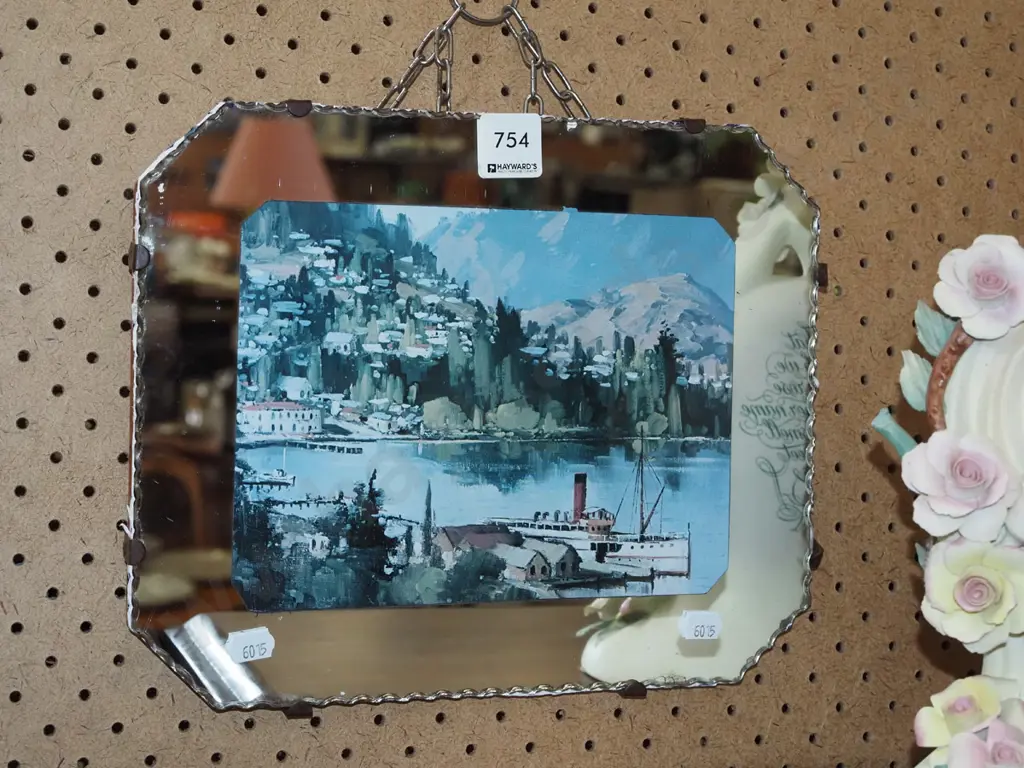 small mirror framed print - Queenstown Bay Image 1++