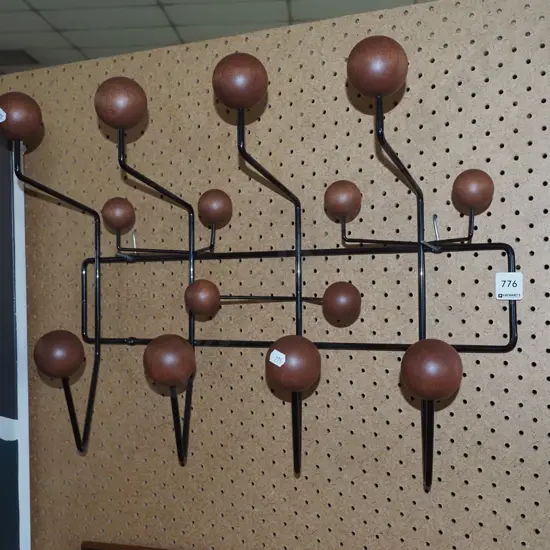 reproduction 1950s style coat rack