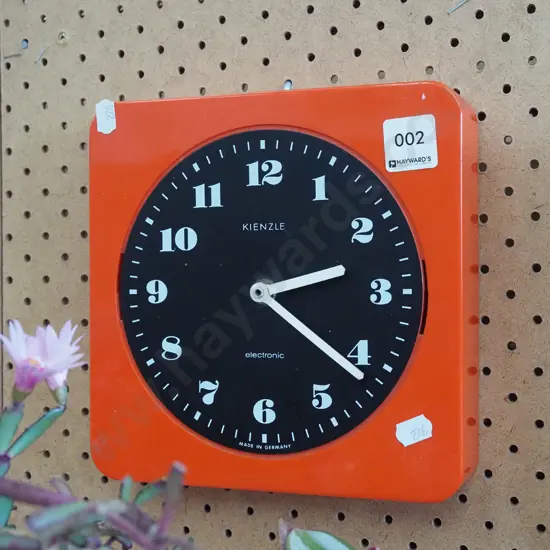 retro Kienzle wall clock - no plastic cover
