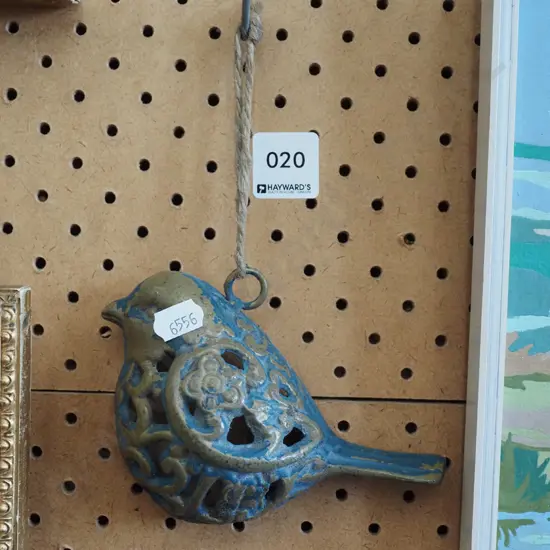 hanging cast alloy bird