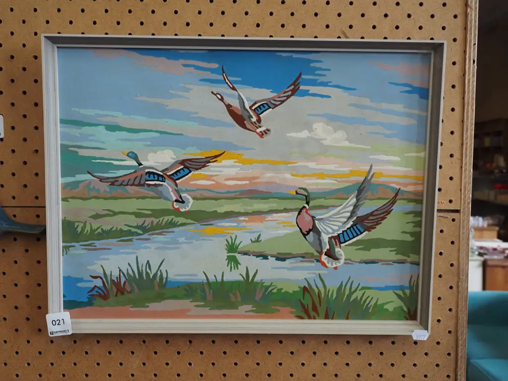 paint by numbers flying ducks Image 1++