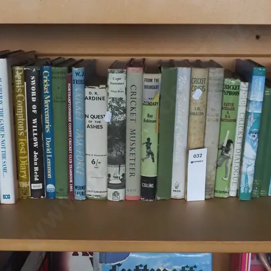 various cricket books