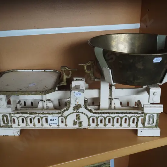 Victorian balance scales