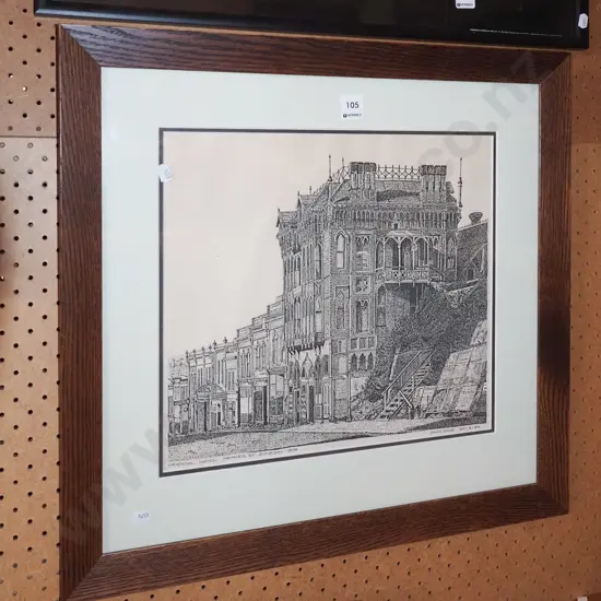 framed print - Oriental Hotel 1874