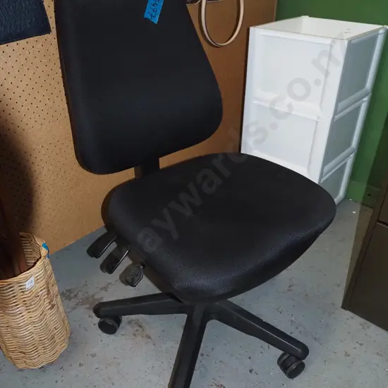 black office chair
