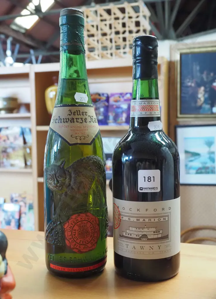 bottles of Rockford tawny port, German dessert wine Image 1++