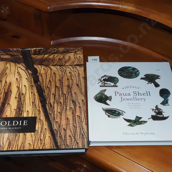 paua shell jewellery book, Goldie art book