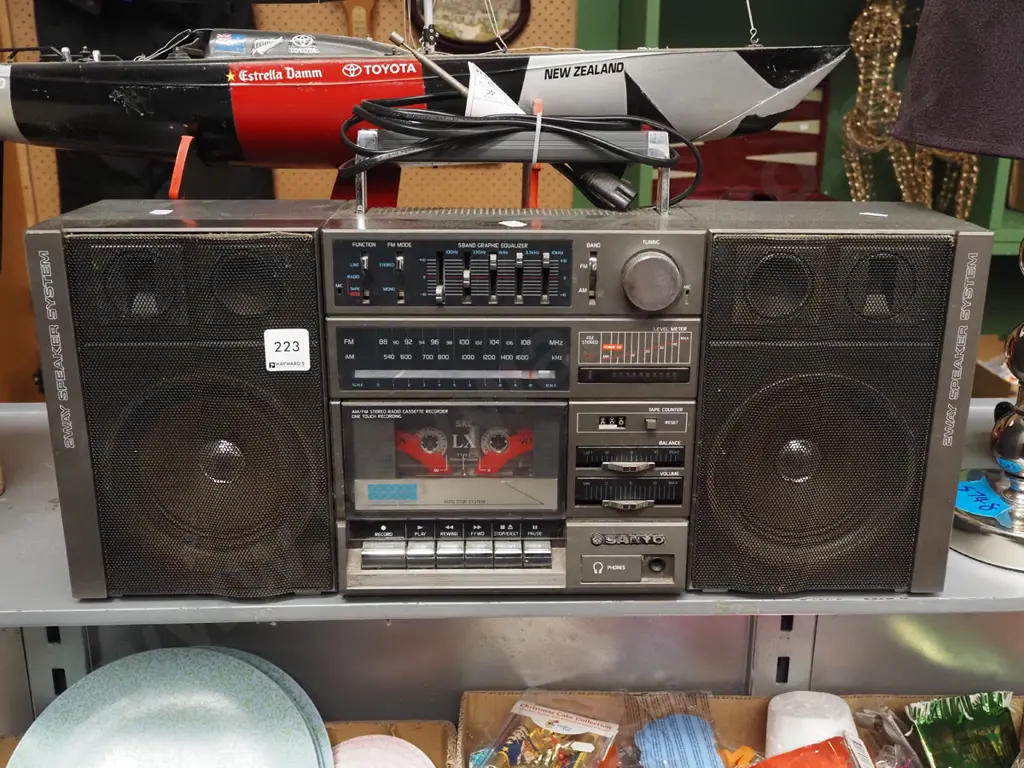 1980s radio cassette player - As Is No Returns Image 1++