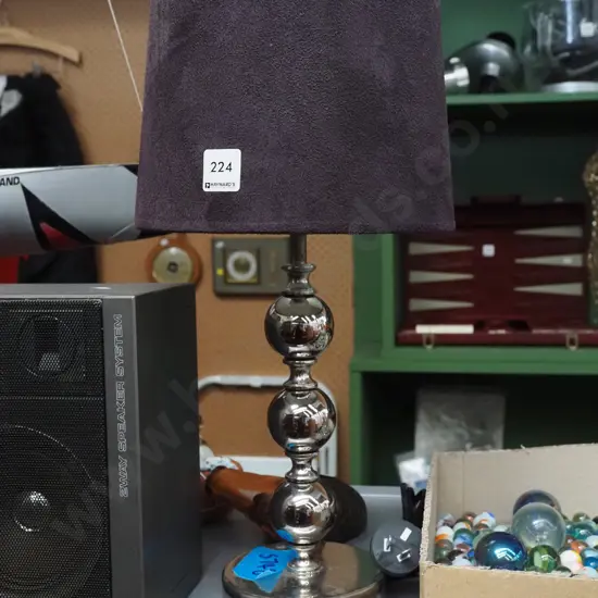 chrome based table lamp H445