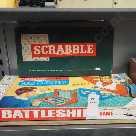 battleship, scrabble games
