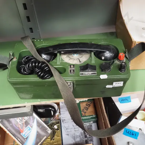 retro portable telephone