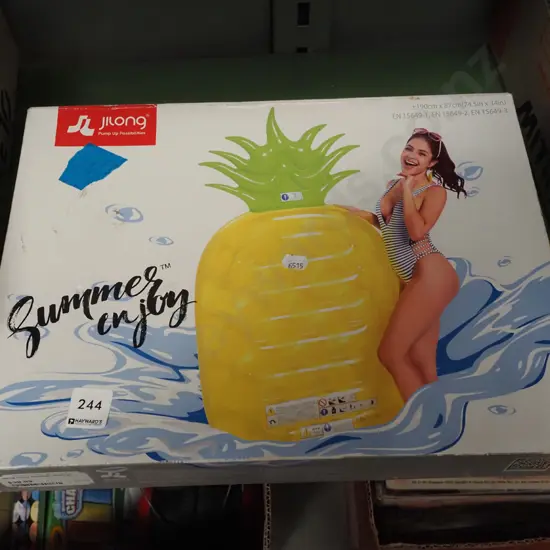 boxed as new inflatable pineapple