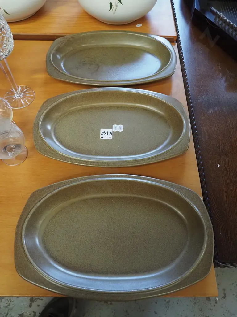 3x Temuka steak plates Image 1++