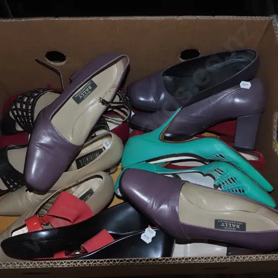 box of ladies shoes