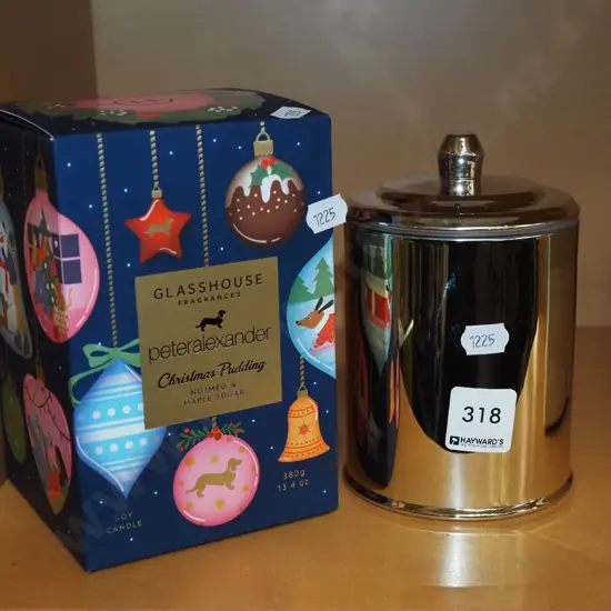 Peter Alexander boxed Xmas pudding candle