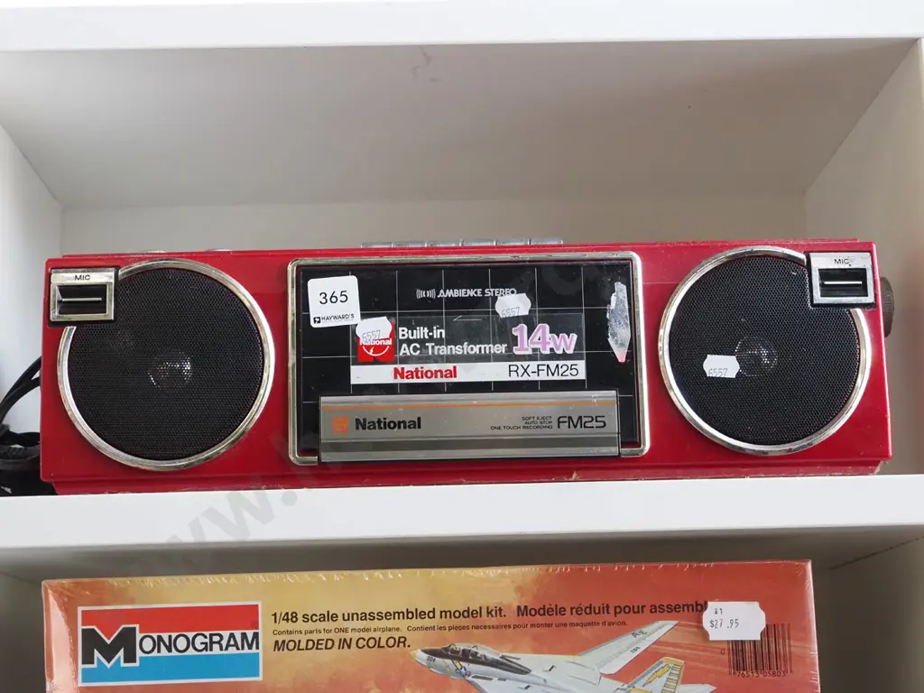 National radio cassette player - As Is No Returns Image 1++