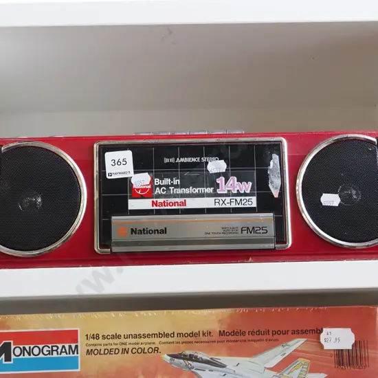 National radio cassette player - As Is No Returns