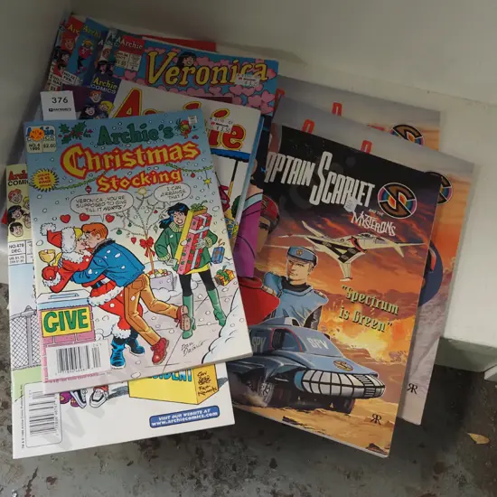 Archie and Captain Scarlett comics