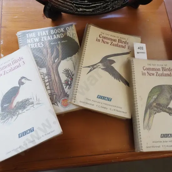 NZ birds and tree books