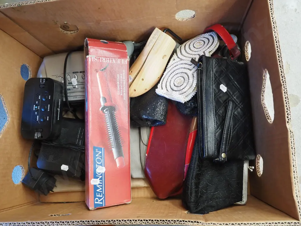 box; bedside alarm clocks, clutch purses etc Image 1++