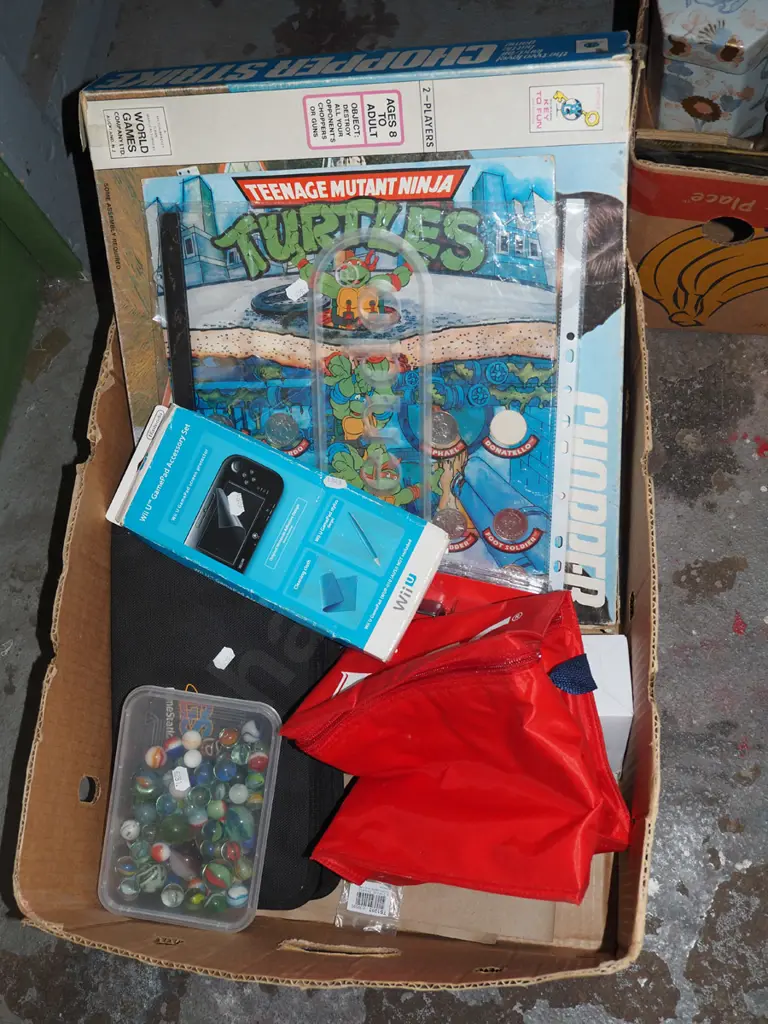 box; board games, marbles, KFC chiller bag etc Image 1++