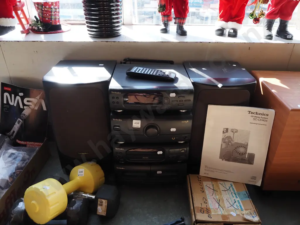 Technics stereo twin cassette, radio, tuner, amplifier Image 1++